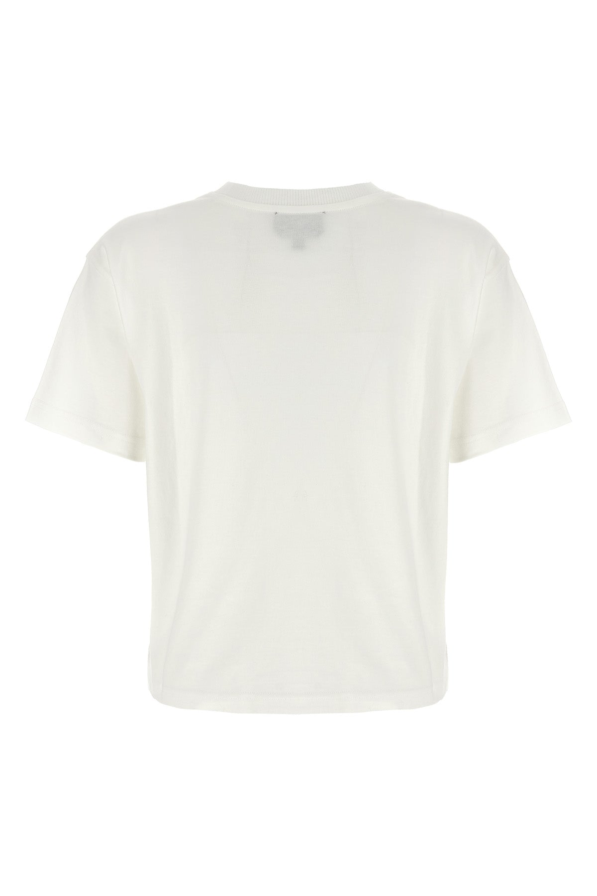 boxy micro logo cotton t-shirt
