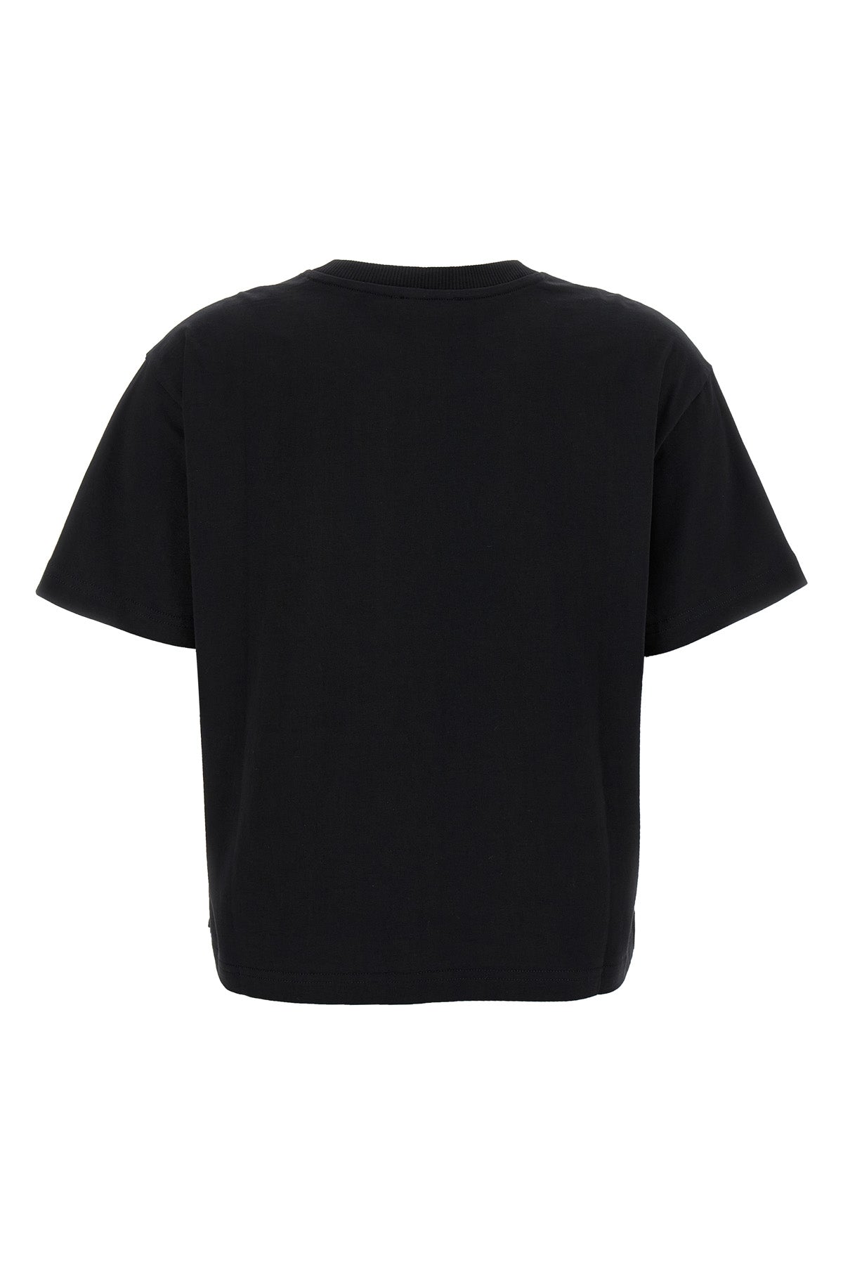 boxy micro logo cotton t-shirt