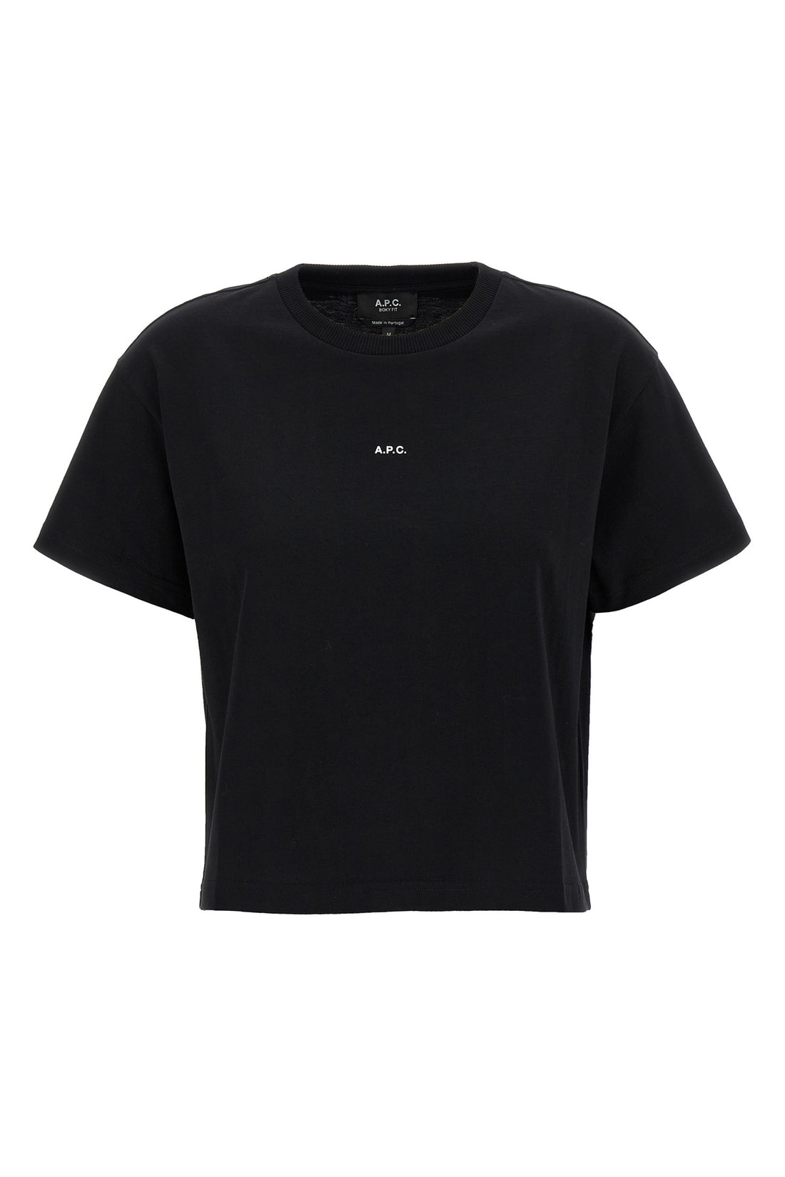 A.P.C. M boxy micro logo cotton t-shirt