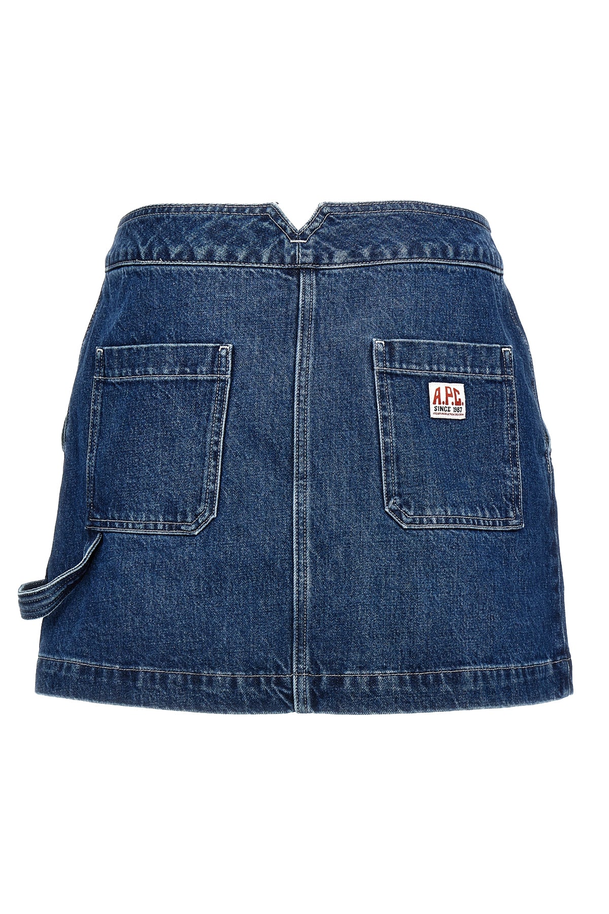 christie mini skirt in japanese cotton denim