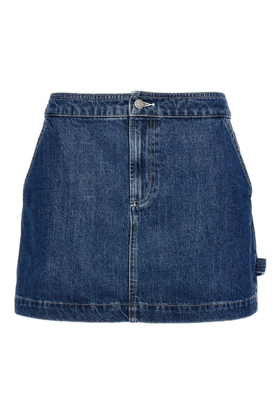 christie mini skirt in japanese cotton denim