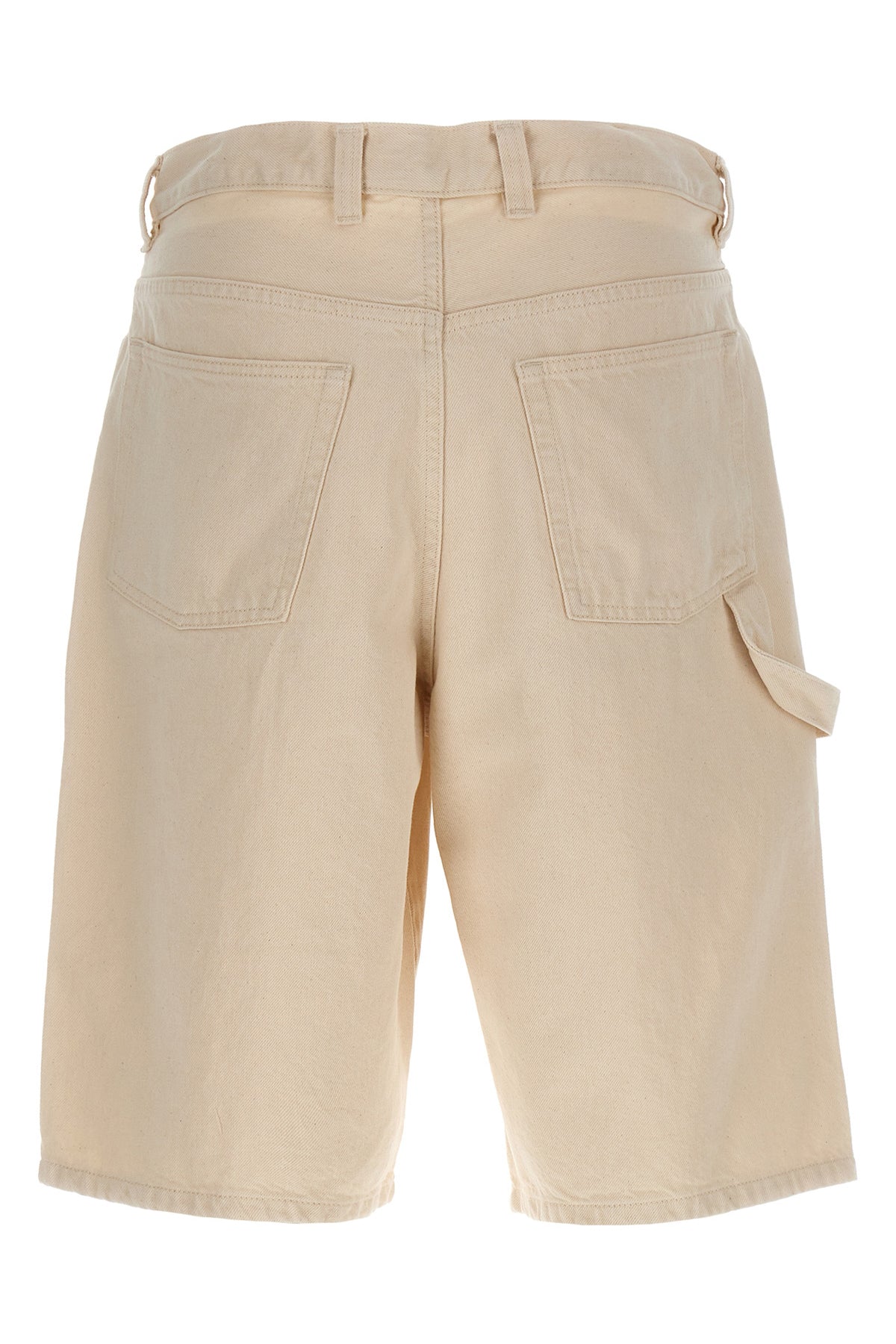 westland bermuda shorts in garment-dyed cotton denim