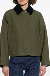 short becca jacket in waterproof cotton canvas