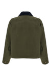 short becca jacket in waterproof cotton canvas