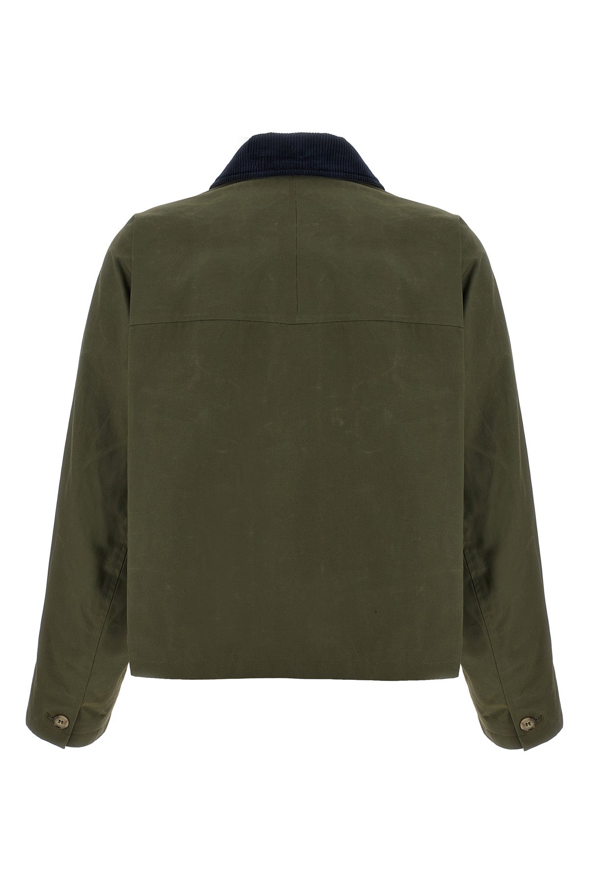 short becca jacket in waterproof cotton canvas