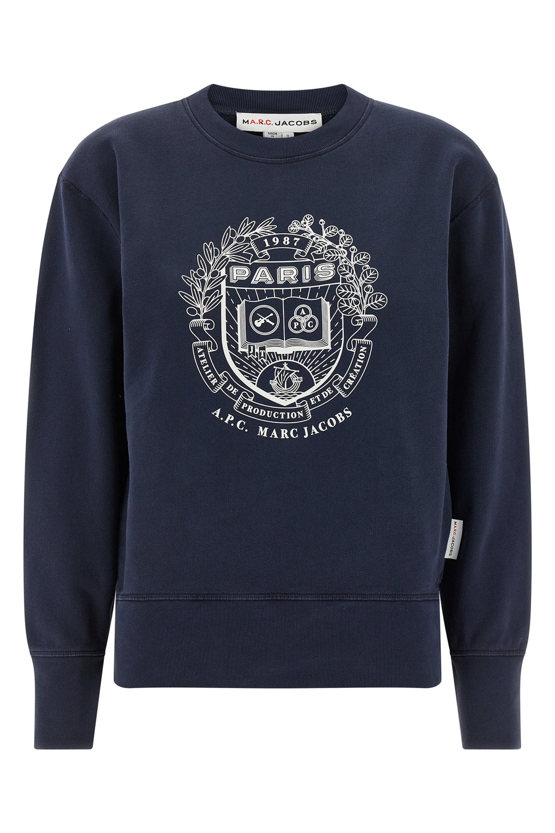A.P.C. M paris apc capsule sweatshirt for marc jacobs in lightly fleece cotton