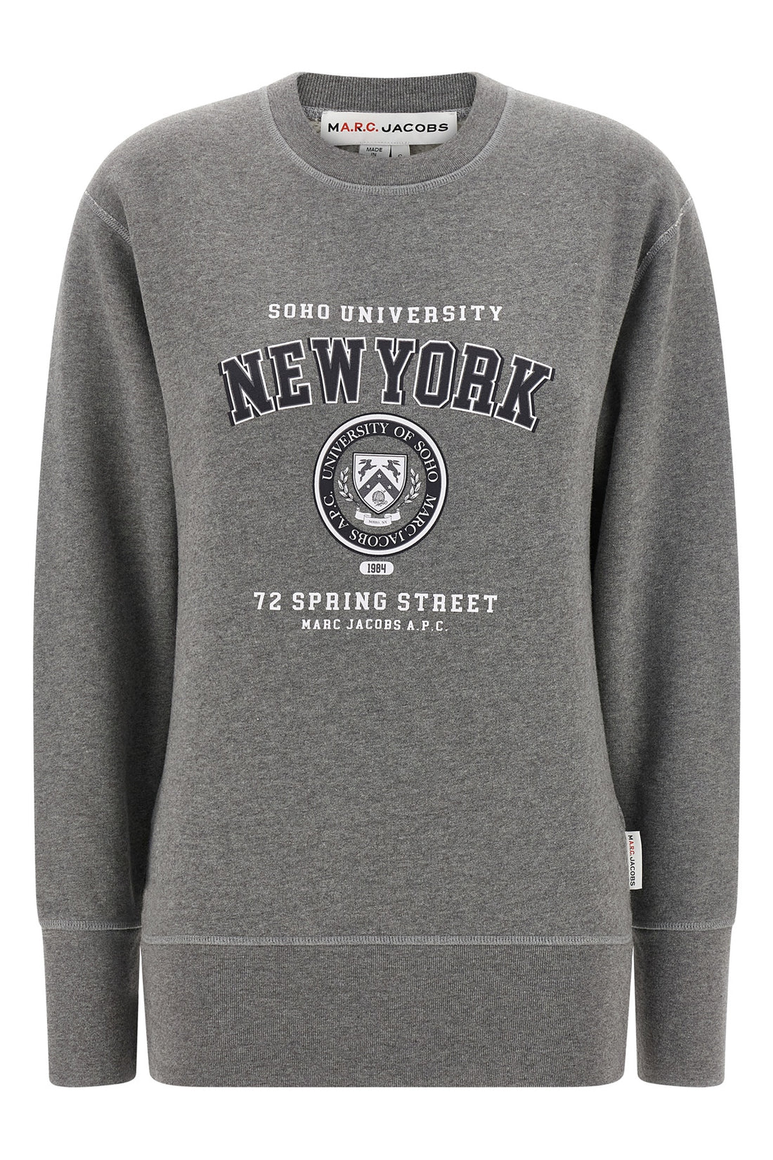 A.P.C. S ny apc capsule sweatshirt for marc jacobs in mélange cotton