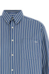 malo shirt in striped cotton poplin