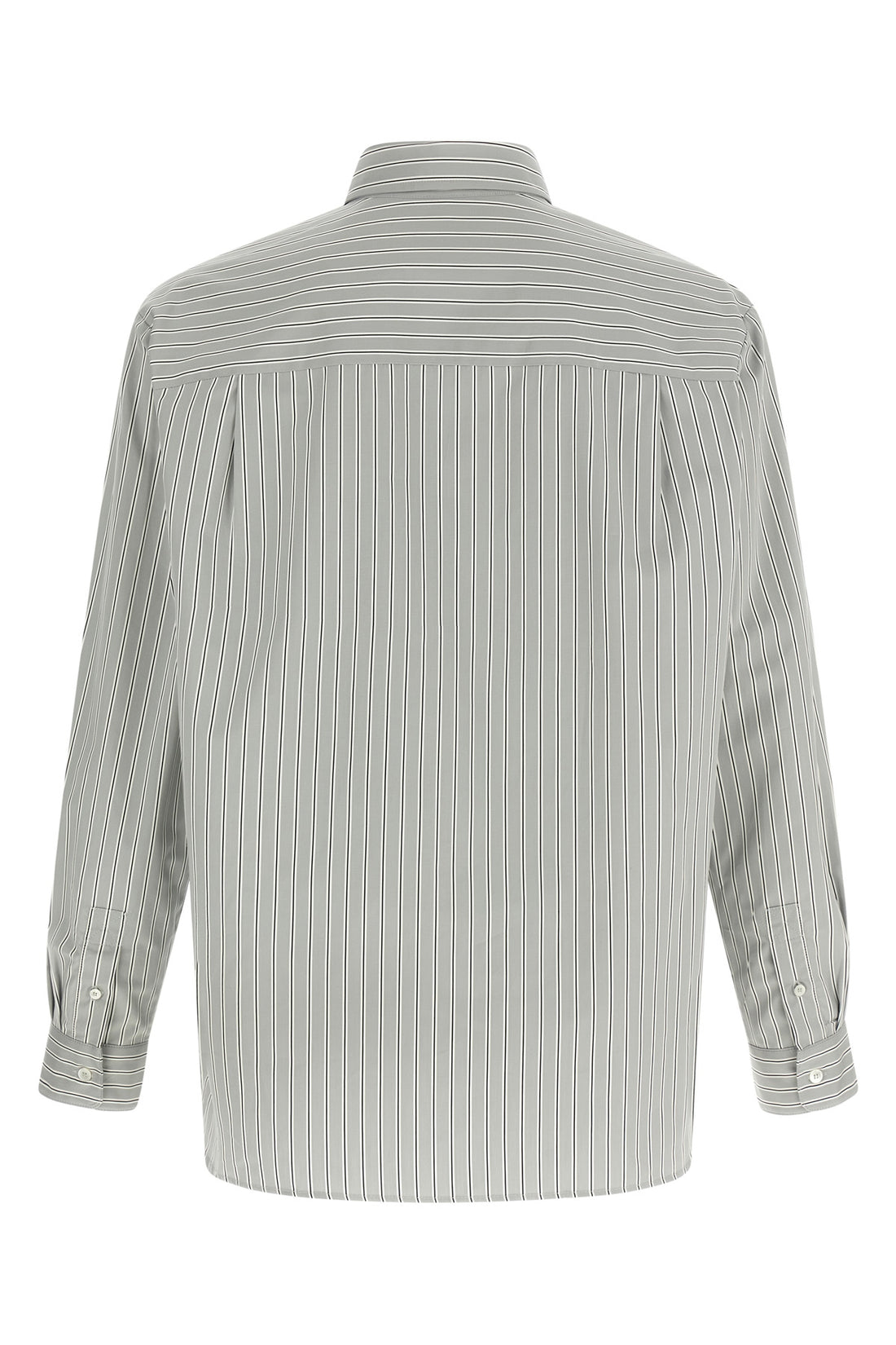 A.P.C. M malo shirt in striped cotton poplin