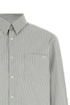 malo shirt in striped cotton poplin