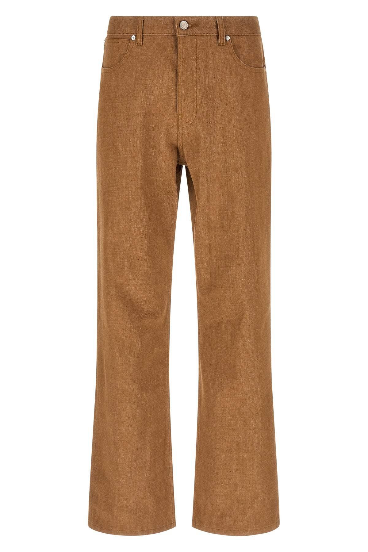 arno jeans in garment-dyed cotton twill