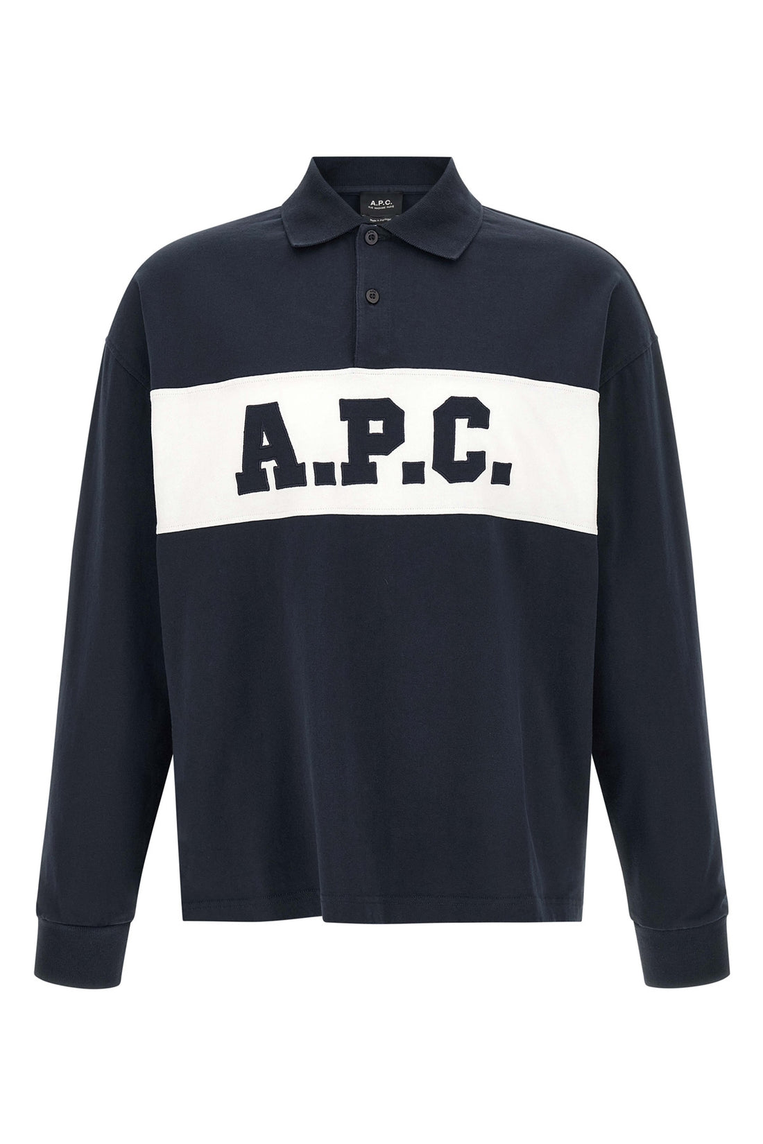 A.P.C. L the long-sleeved polo shirt a