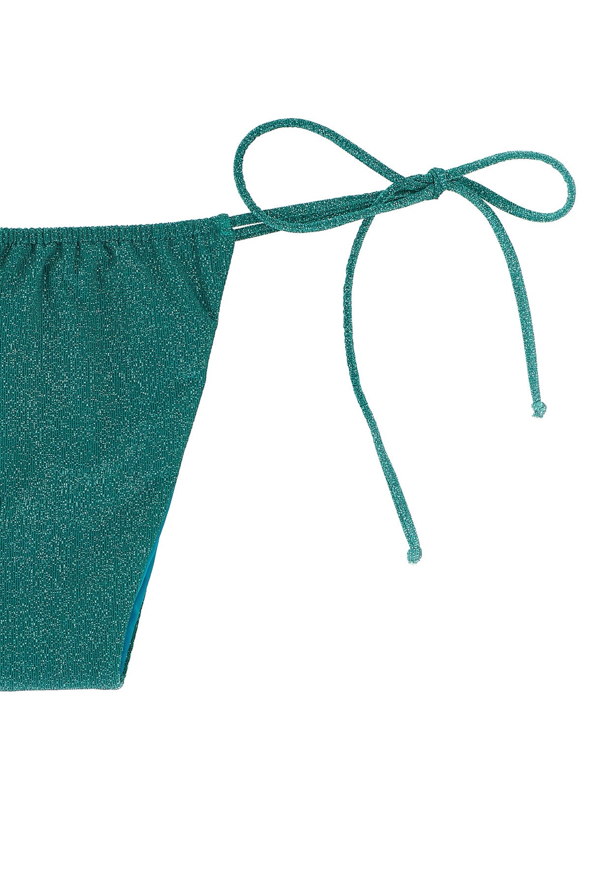 colin bikini bottoms in stretch lurex fabric