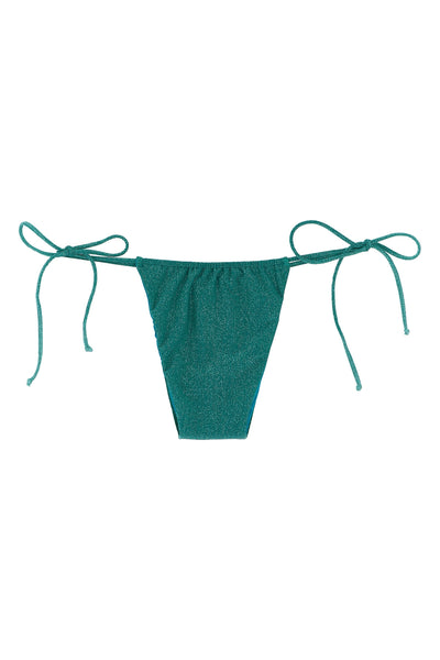 colin bikini bottoms in stretch lurex fabric
