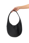 medium soft swipe shoulder bag in smooth leather
