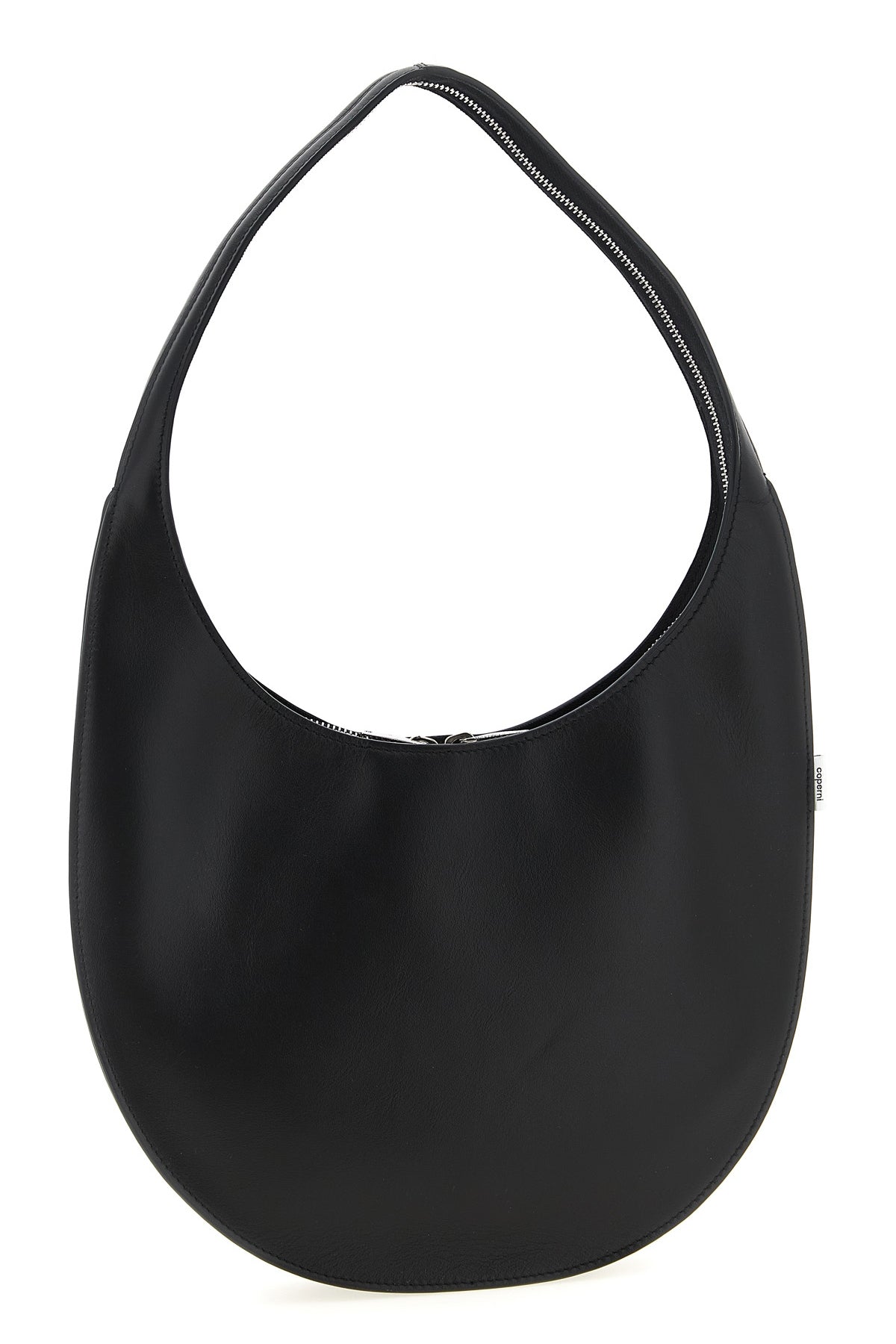 medium soft swipe shoulder bag in smooth leather