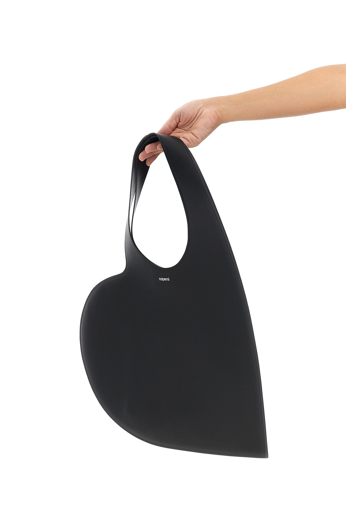 heart heart-shaped leather shoulder bag