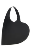 heart heart-shaped leather shoulder bag