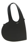 mini heart smooth leather