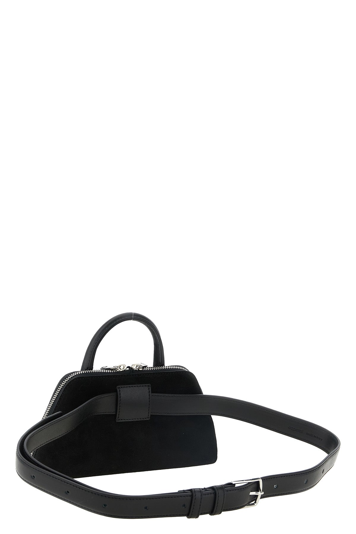 the coperni duffle belt bag cowhide waist bag is distinguished by a structured