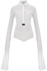 "long-sleeved bodysuit