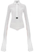 "long-sleeved bodysuit