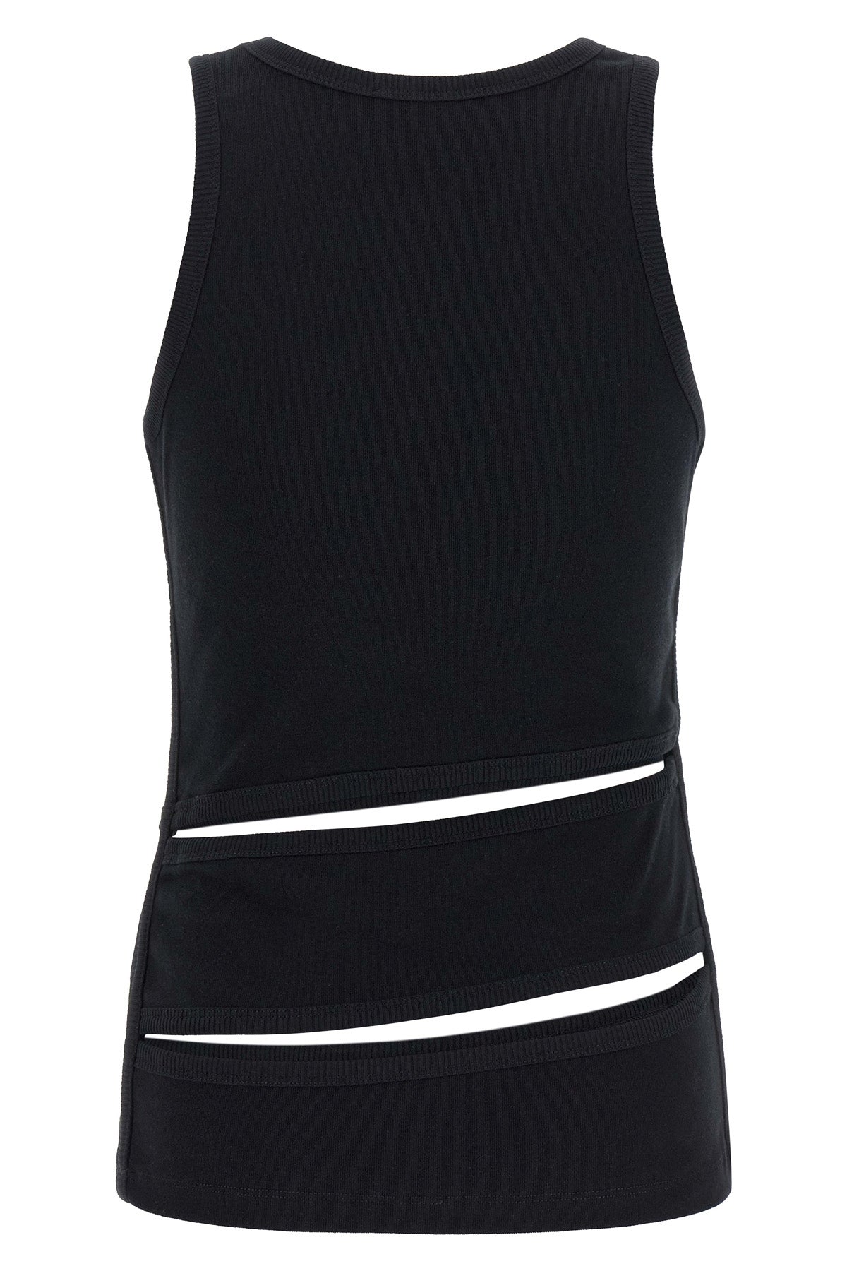 spiral cotton tank top