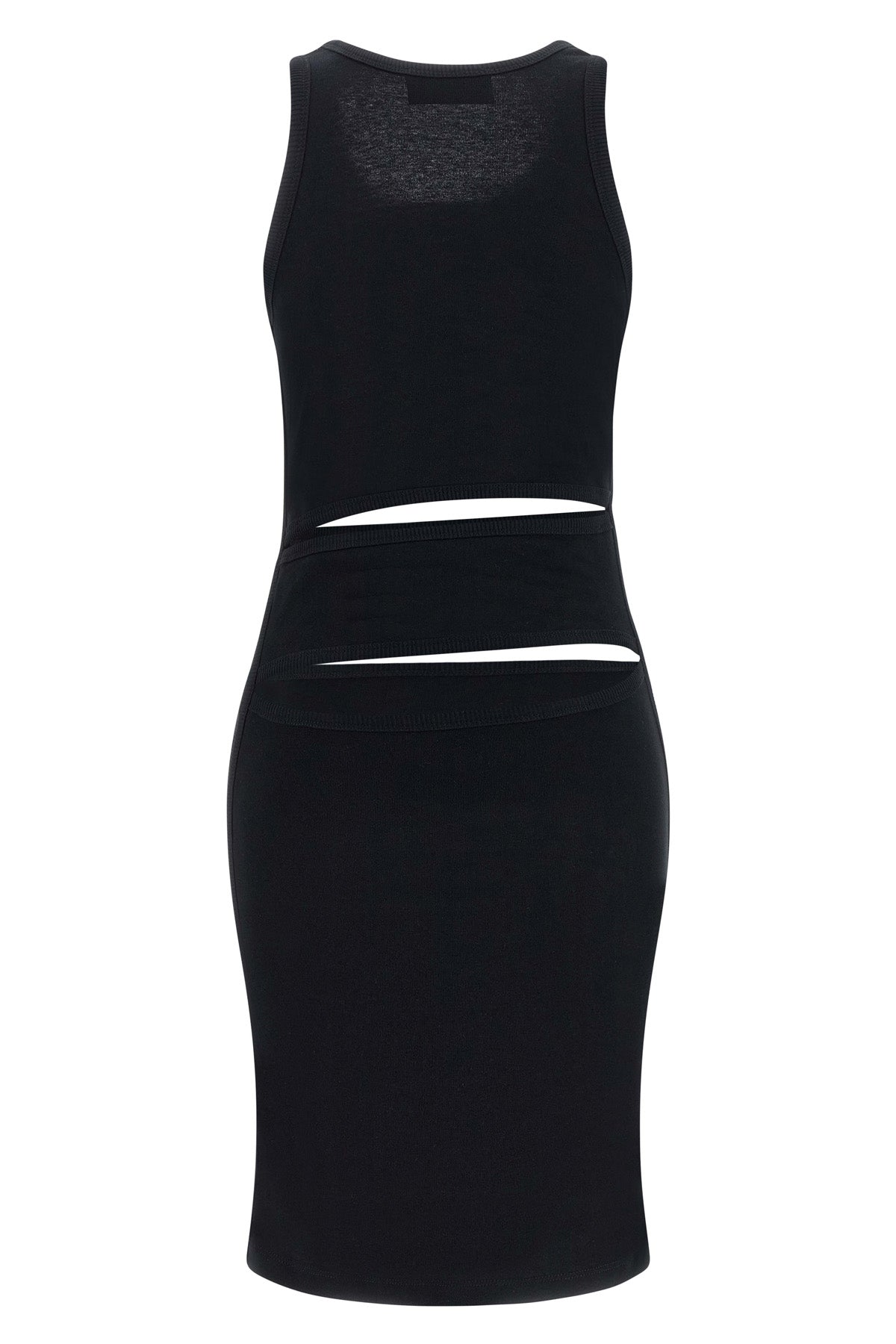 spiral cotton mini dress