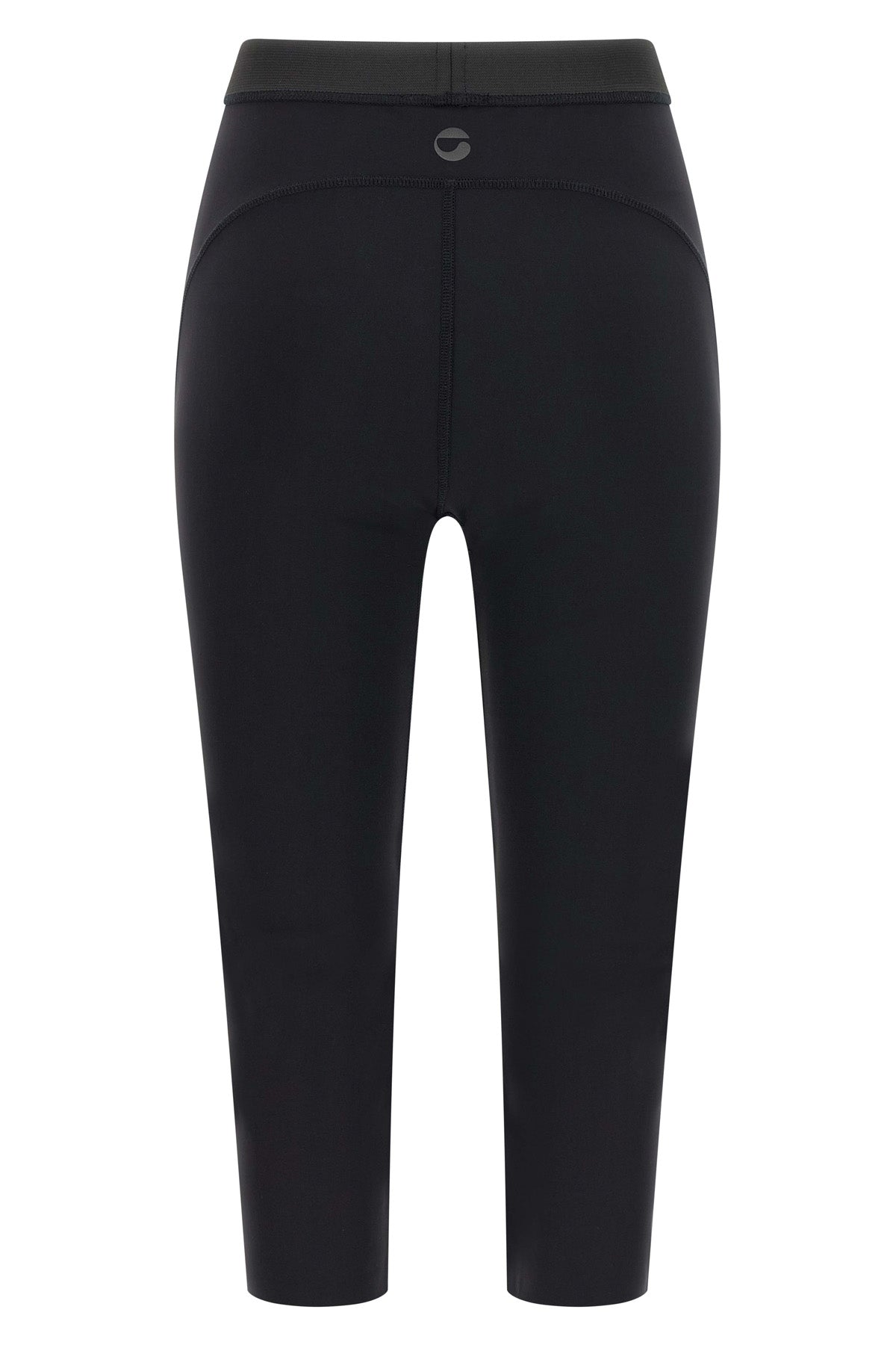 cycling capri leggings in elastic and compact fabric