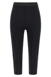 cycling capri leggings in elastic and compact fabric