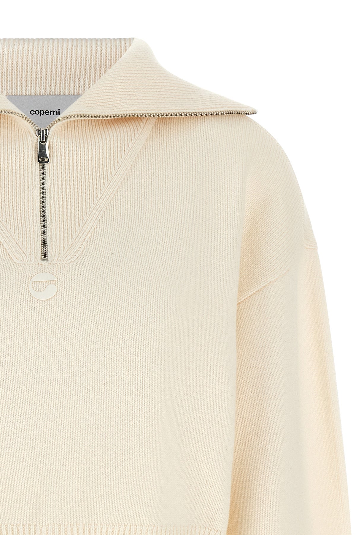 the coperni cashmere and wool sweater redefines the codes of contemporary knitwe
