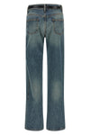 coperni suspended jeans in pure cotton redefine the classic silhouette through