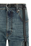 coperni suspended jeans in pure cotton redefine the classic silhouette through