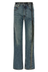coperni suspended jeans in pure cotton redefine the classic silhouette through