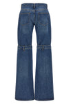 open knee cotton denim jeans