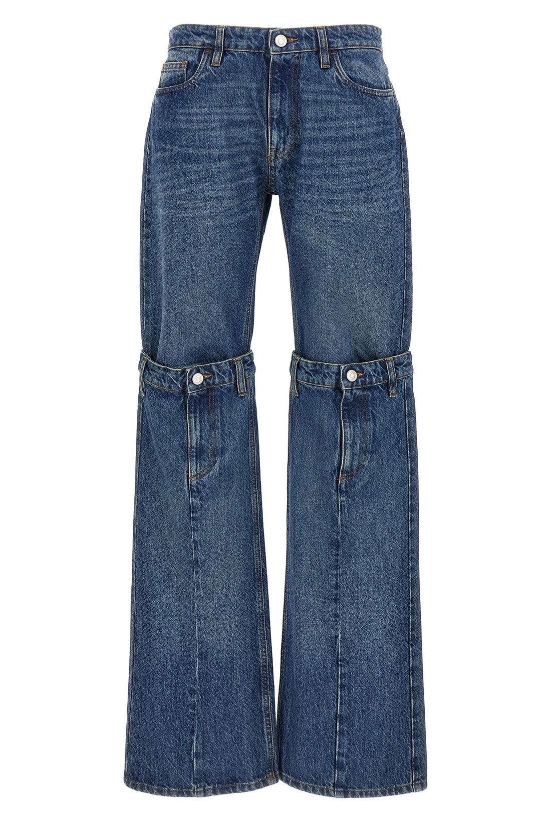 COPERNI M open knee cotton denim jeans