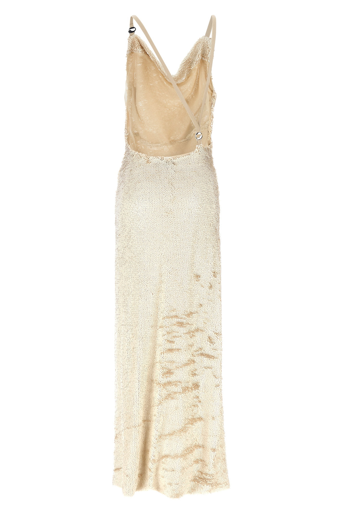 COPERNI 34 copernis sleeveless long dress defines a fluid column silhouette through impecc