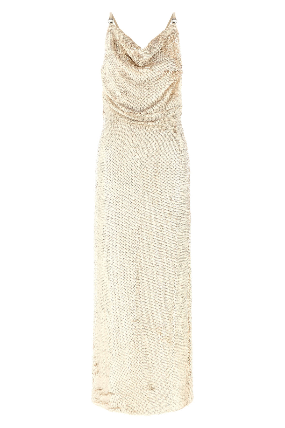 COPERNI 34 copernis sleeveless long dress defines a fluid column silhouette through impecc