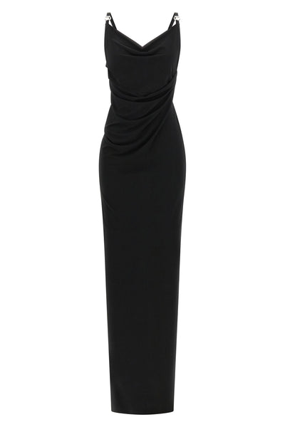 the coperni sleeveless maxi dress defines contemporary eveningwear through preci