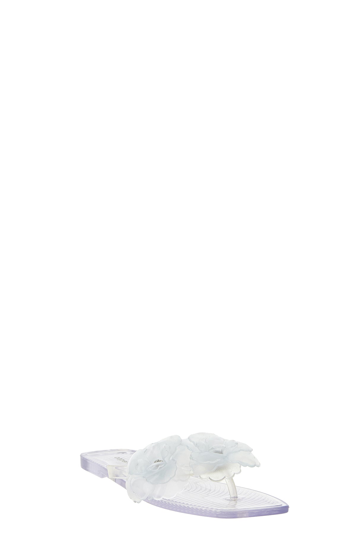 silicone flower flat silicone sandals