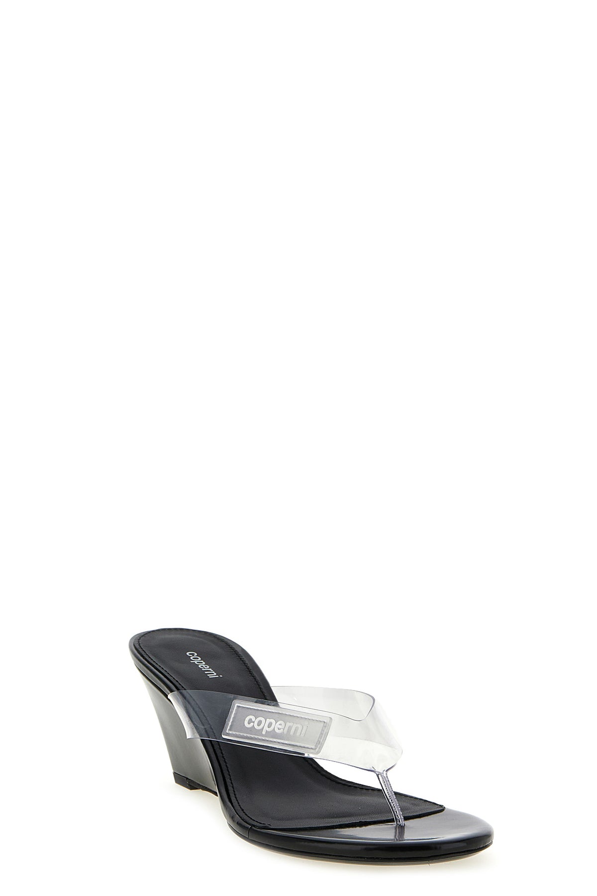 transparent pvc thong sandals