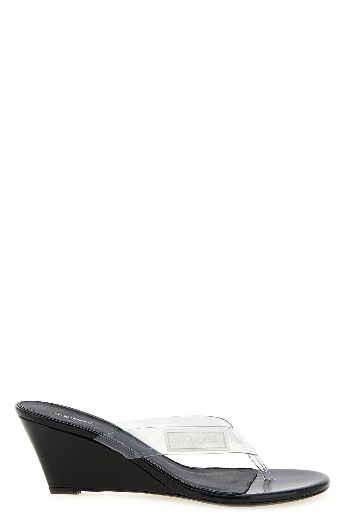transparent pvc thong sandals