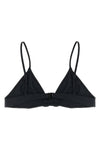 flower triangle bikini top in technical fabric