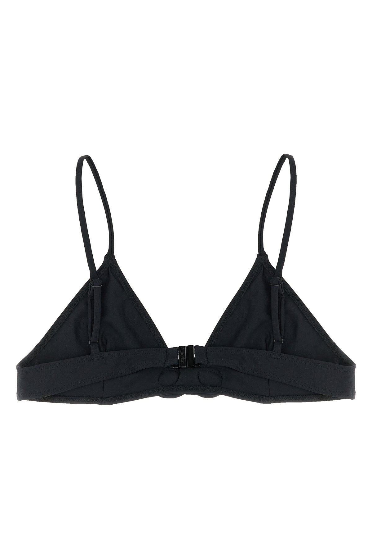 flower triangle bikini top in technical fabric