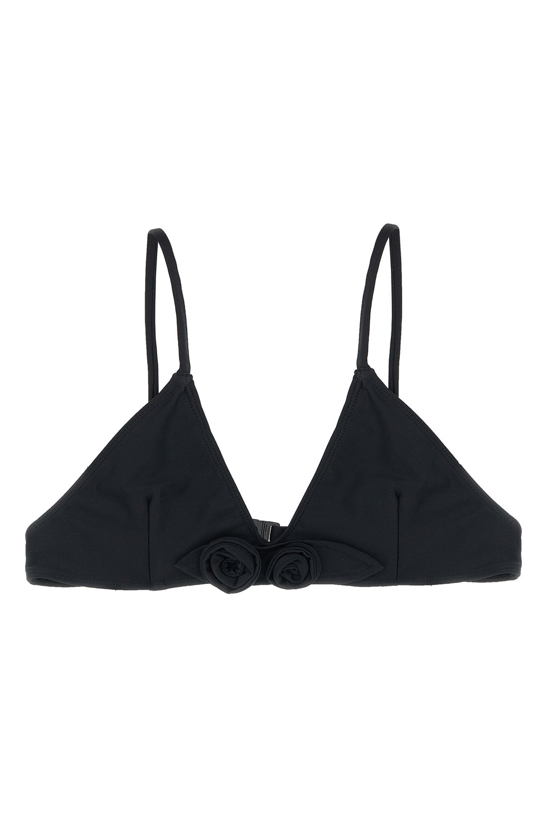 COPERNI S flower triangle bikini top in technical fabric