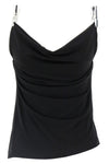 draped washing clip gala lightweight jersey top