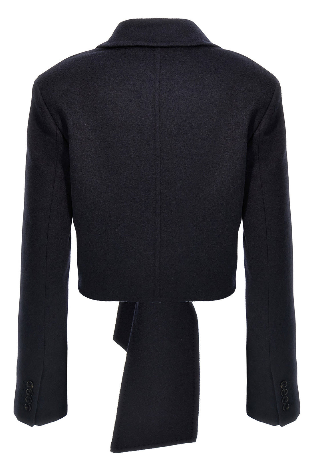MAX MARA 44 corone short jacket in double camel drap