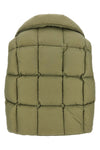 cozy cloud vest in quilted water-repellent nylon