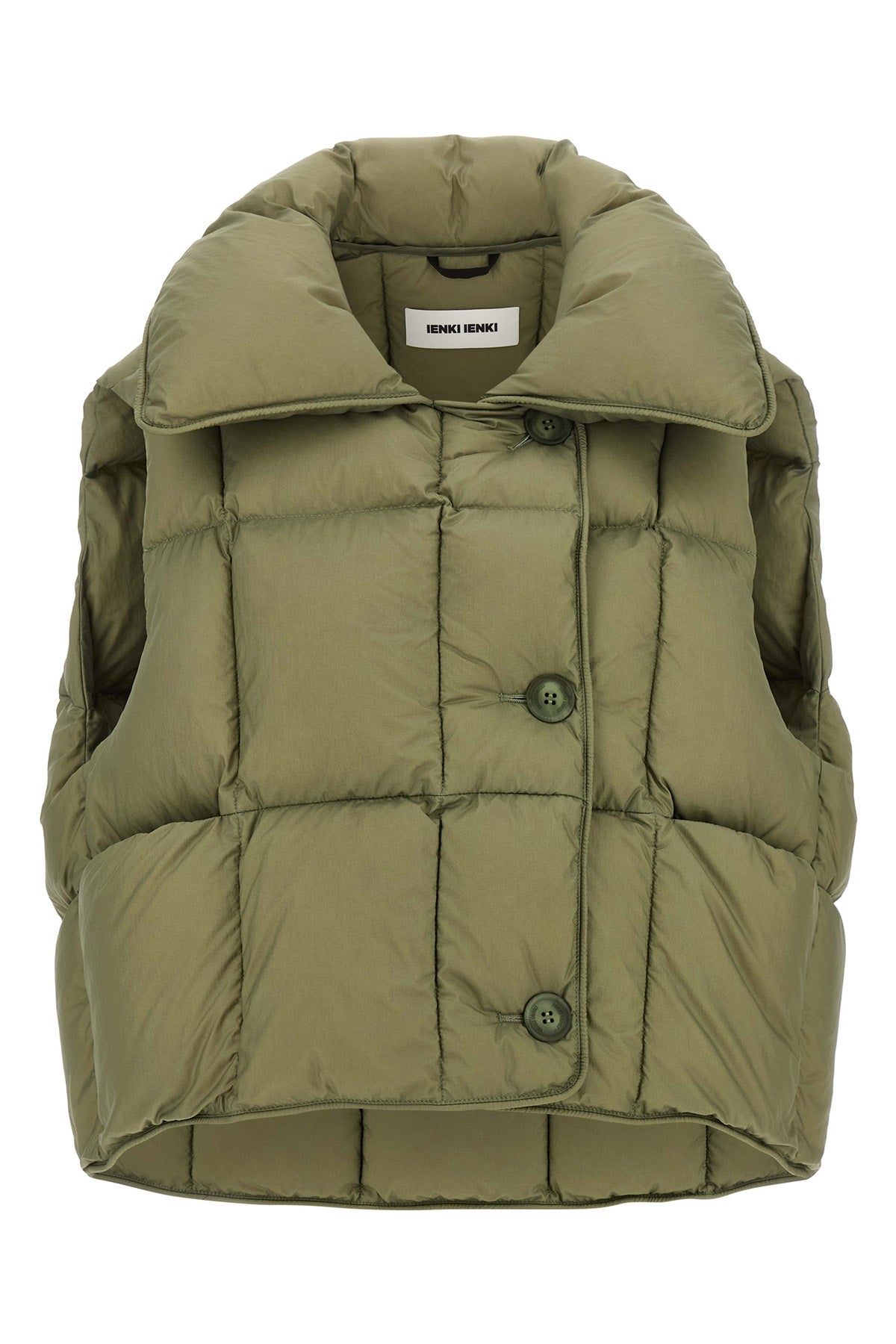 cozy cloud vest in quilted water-repellent nylon