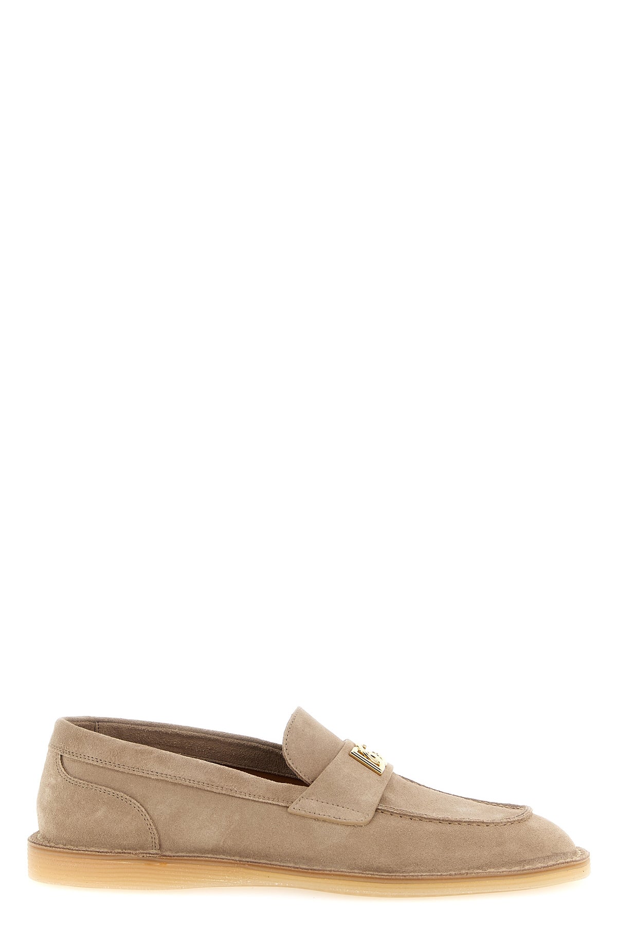casual loafers in inverted calf leather